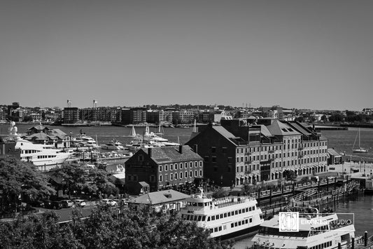 OLD LADY ON THE HARBOUR